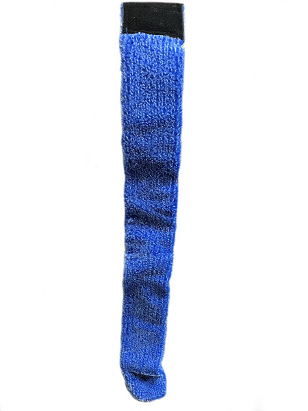 Single blue mitter cloth strip